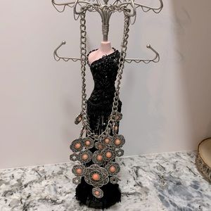 Metal Statement Necklace Adjustable